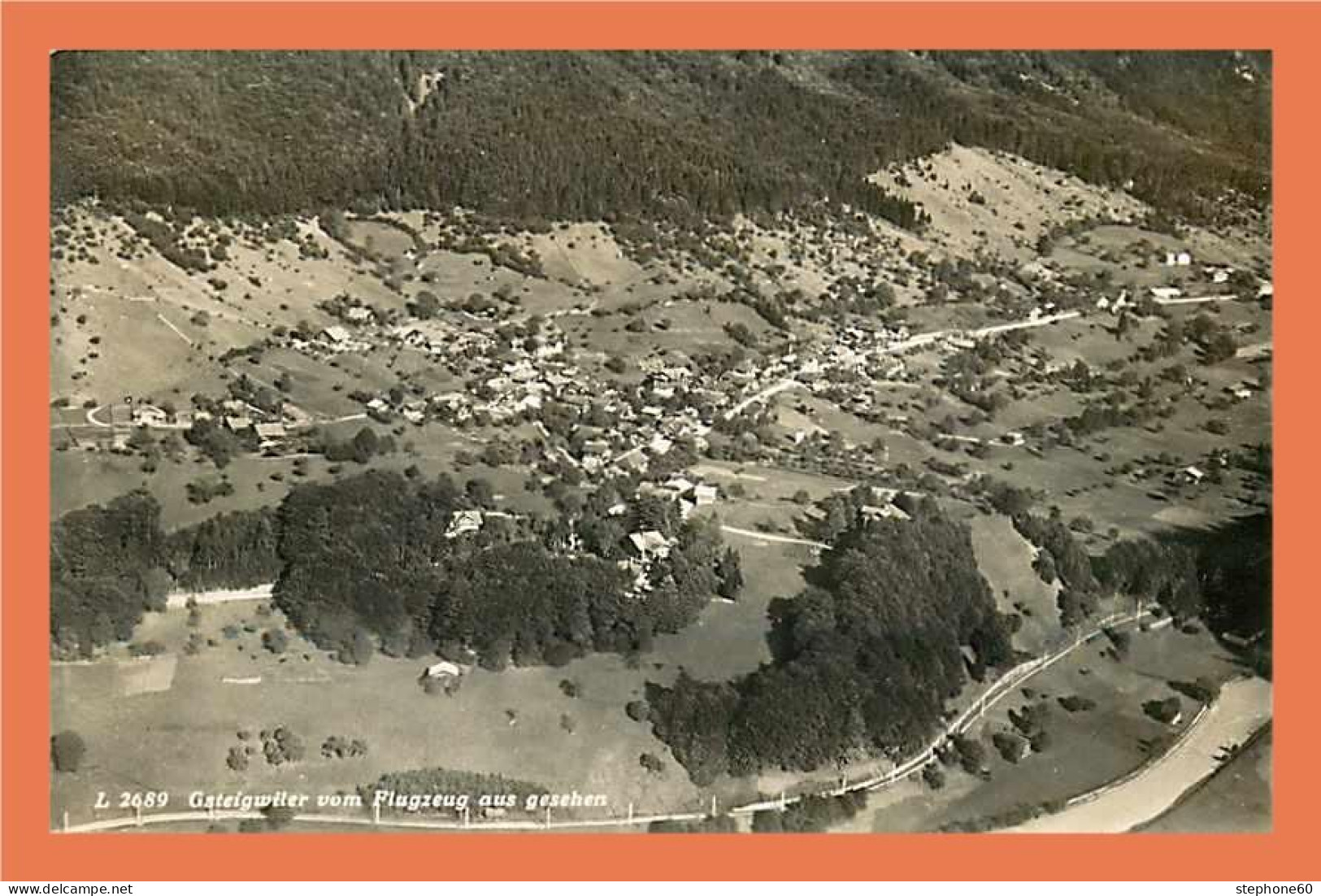 A207 / 013 Gsteigwiler Vom Flugzeug Aus Gesehen - Gsteig Bei Gstaad