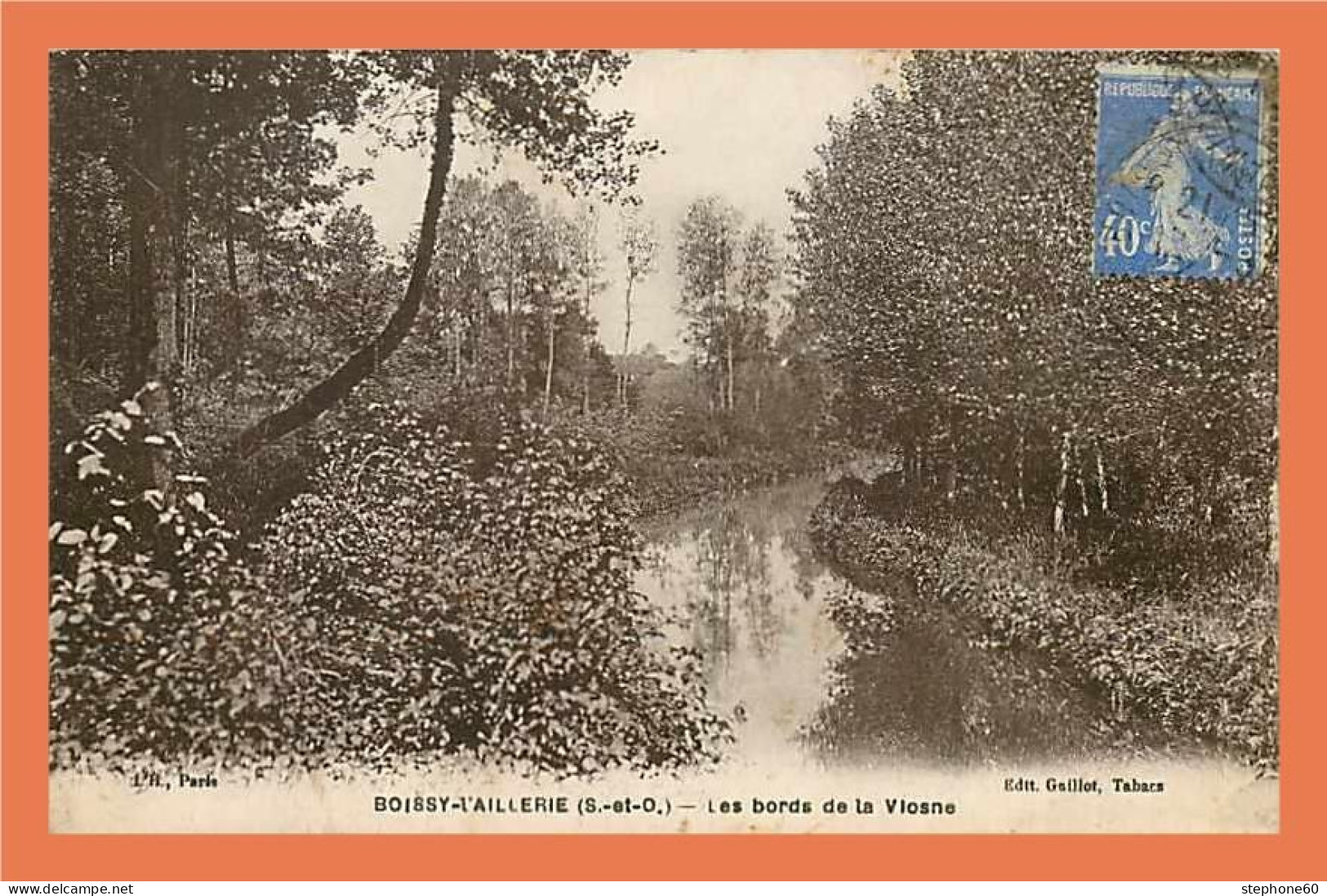 BOISSY L' AILLERIE - Les Bords De La Viosne  /  /  CPA  /  /  OL01 - Boissy-l'Aillerie