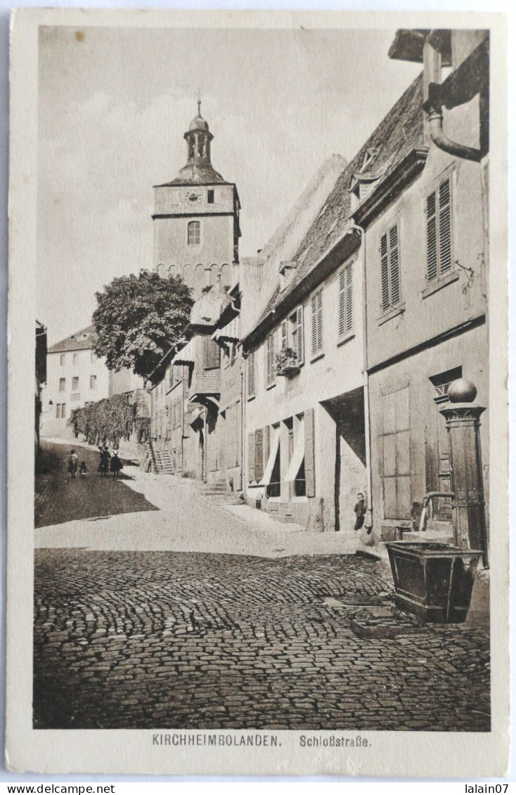 C. P. A. : Allemagne : Rhénanie Palatinat : KIRCHHEIMBOLANDEN: Scholostrasse, En 1919 - Kirchheimbolanden