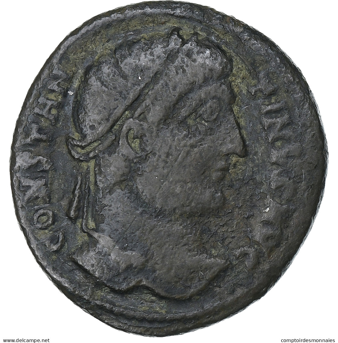 Constantin I, Follis, 326, Héraclée, Bronze, TB+, RIC:82 - L'Empire Chrétien (307 à 363)