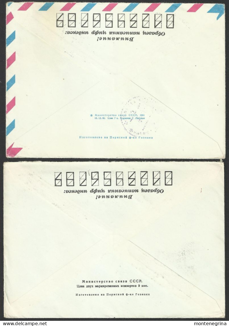 USSR - Lituanie  - Vilnius - 2 Covers -  Stamps  (see Sales Conditions)10079 - Oblitérés