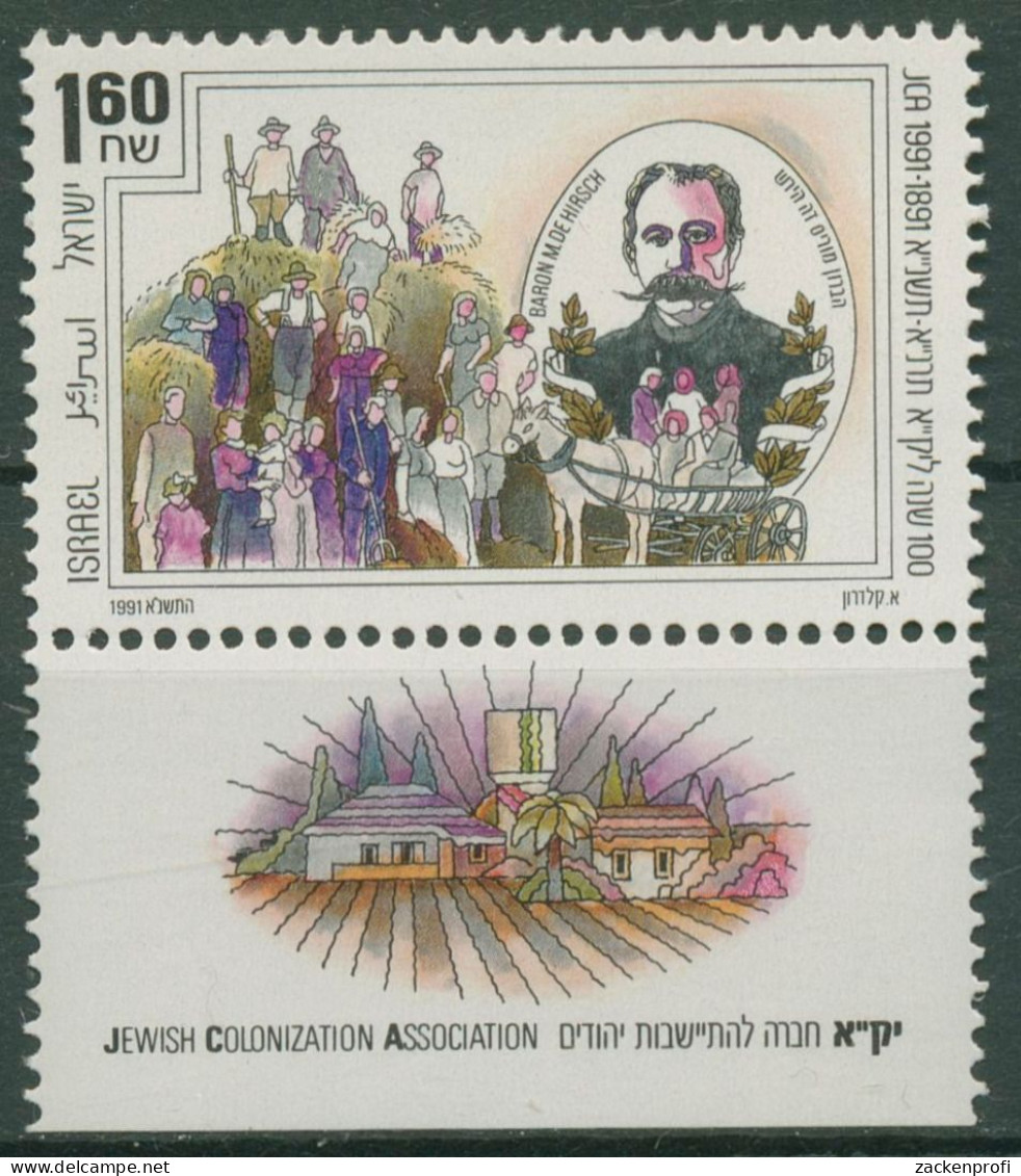 Israel 1991 Jüdische Kolonisationsgesellschaft 1197 Mit Tab Postfrisch - Ongebruikt (met Tabs)