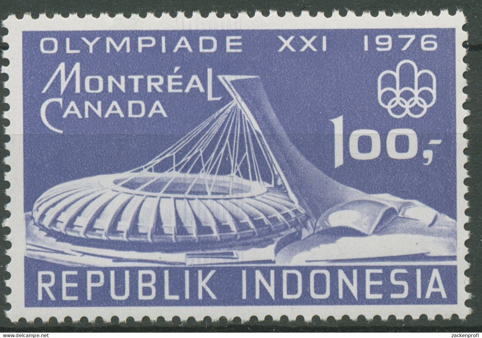 Indonesien 1976 Olympia Sommerspiele Montreal Olympiastadion 839 Postfrisch - Indonesië