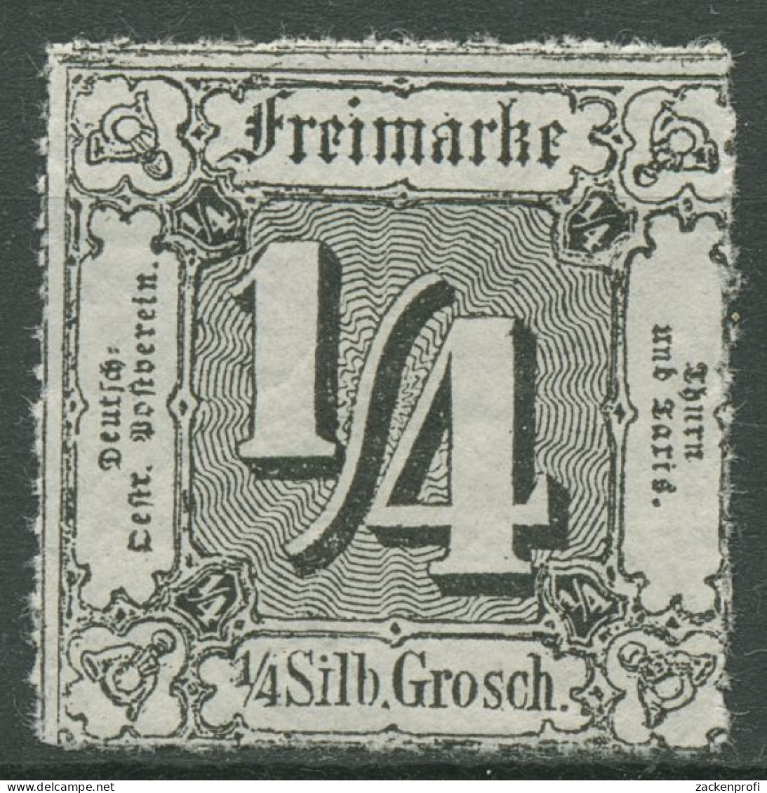 Thurn Und Taxis 1865 1/4 Silbergroschen 35 Mit Falz - Ungebraucht