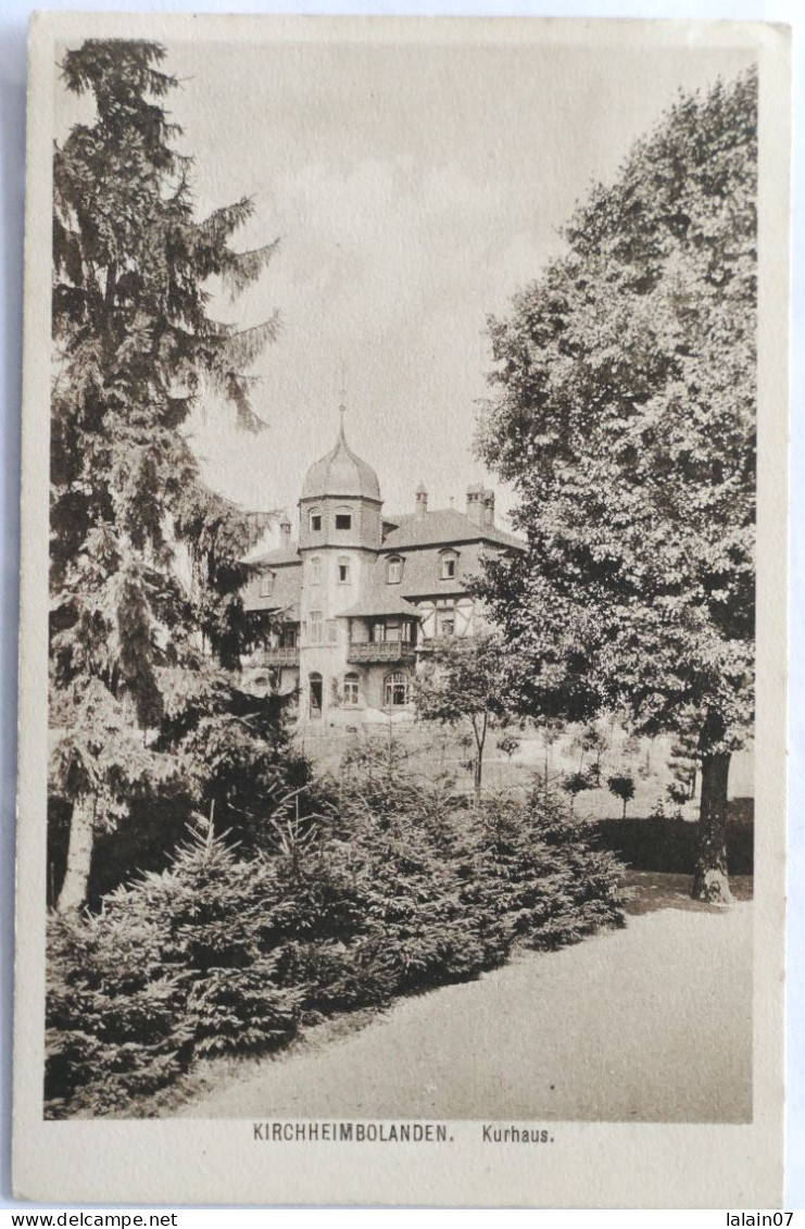 C. P. A. : Allemagne : Rhénanie Palatinat : KIRCHHEIMBOLANDEN : Kurhaus, En 1919 - Kirchheimbolanden