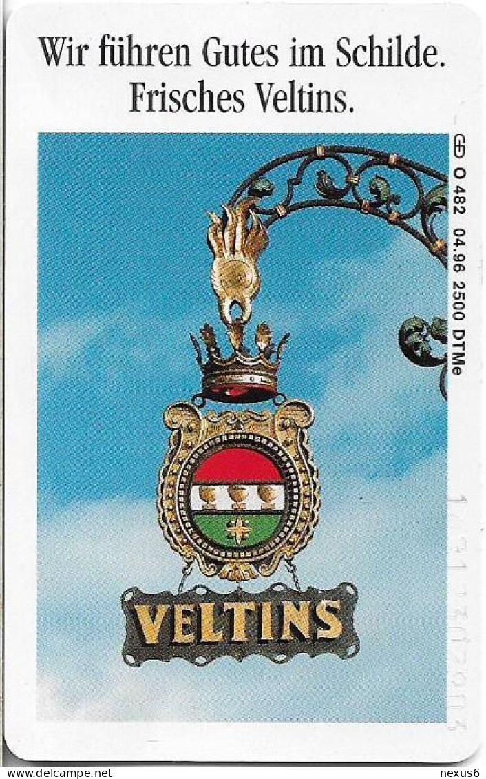 Germany - Brauerei Veltins 3 - Veltins Bier 1 - O 0482 - 04.1996, 6DM, 2.500ex, Mint - O-Series: Kundenserie Vom Sammlerservice Ausgeschlossen