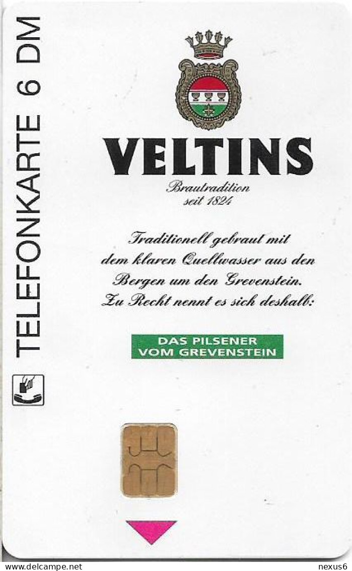 Germany - Brauerei Veltins 3 - Veltins Bier 1 - O 0482 - 04.1996, 6DM, 2.500ex, Mint - O-Series: Kundenserie Vom Sammlerservice Ausgeschlossen