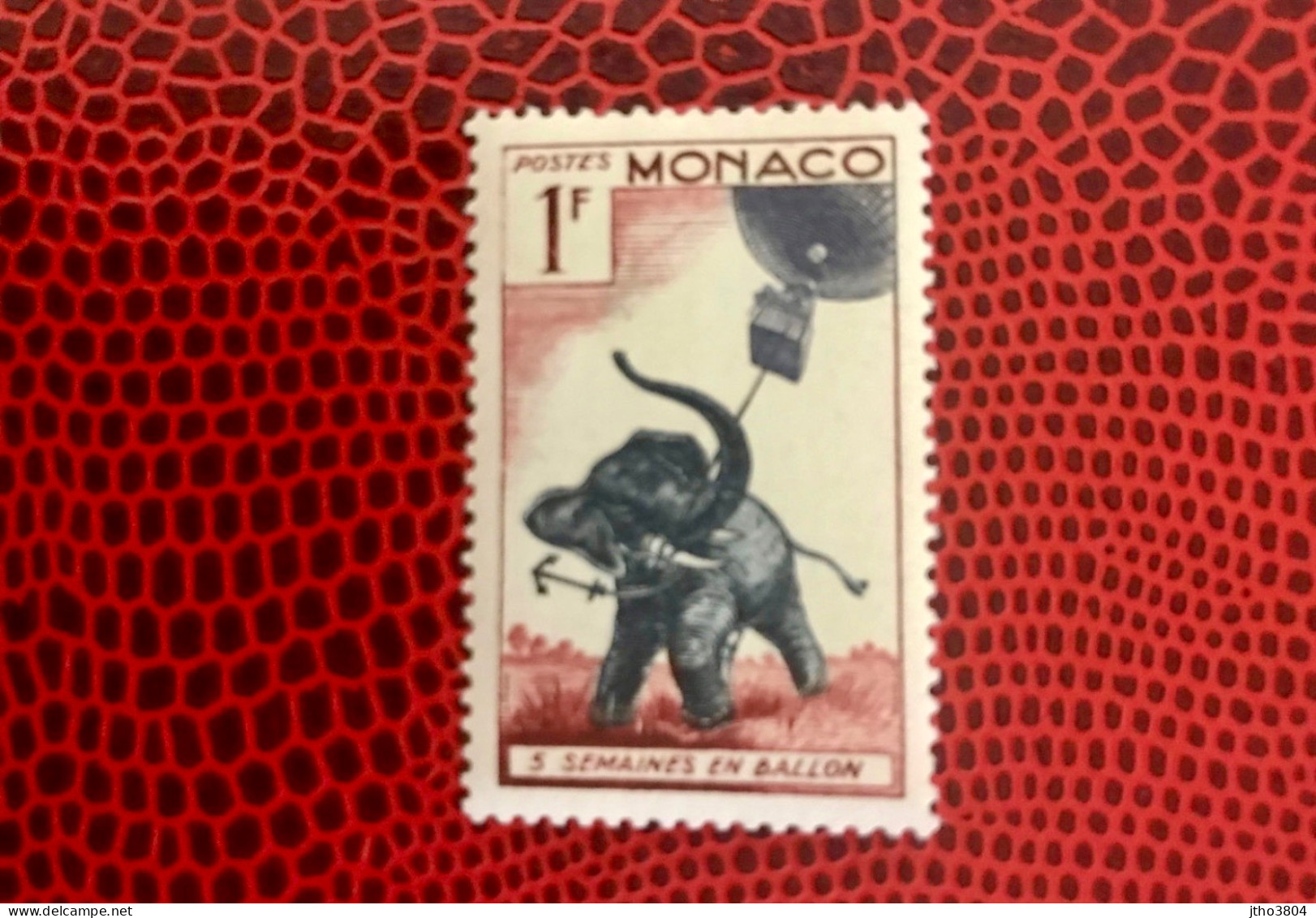 MONACO 1955 1v Neuf MNH ** YT 427 Mi 512Mamíferos Mammals Säugetiere Mammiferi Mammifère - Eléphants