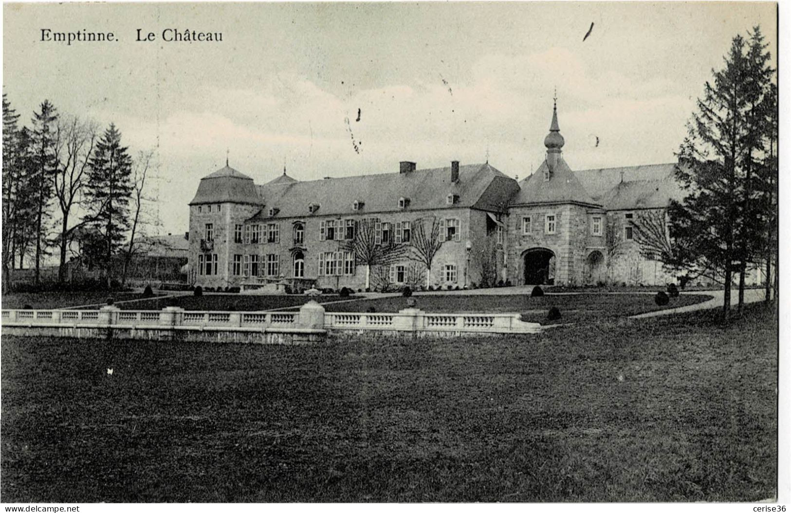 Emptinne Le Château Circulée En 1913 - Hamois