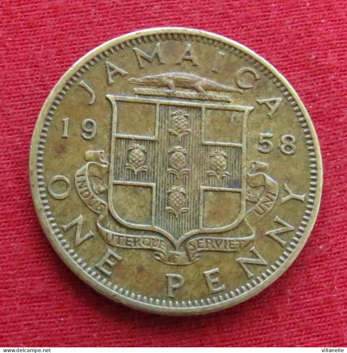 Jamaica 1 Penny 1958  Jamaique Jamaika #2 W ºº - Jamaique