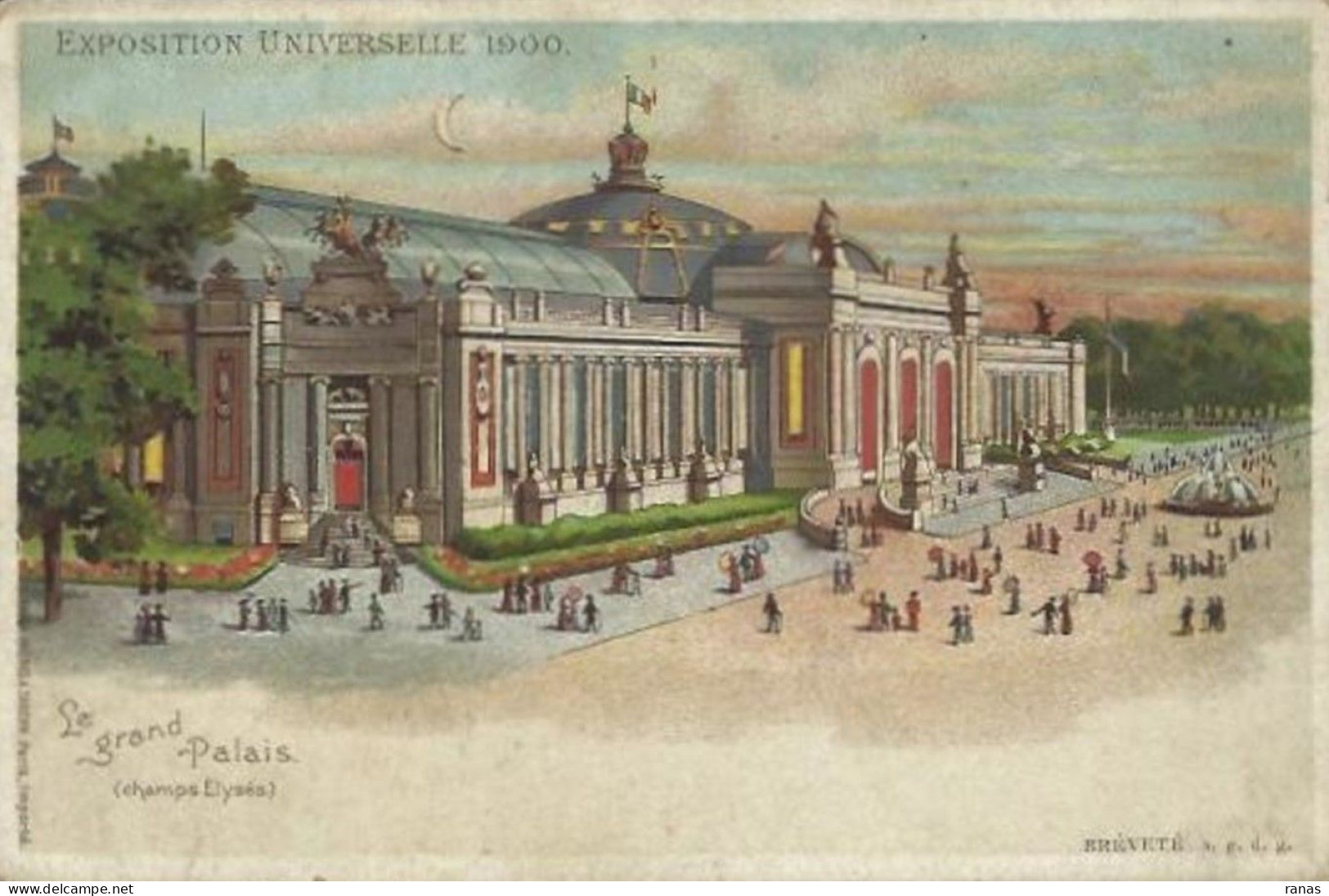 CPA Cut Oup Transparente Système Contre La Lumière Non Circulé Exposition 1900 Paris - Controluce