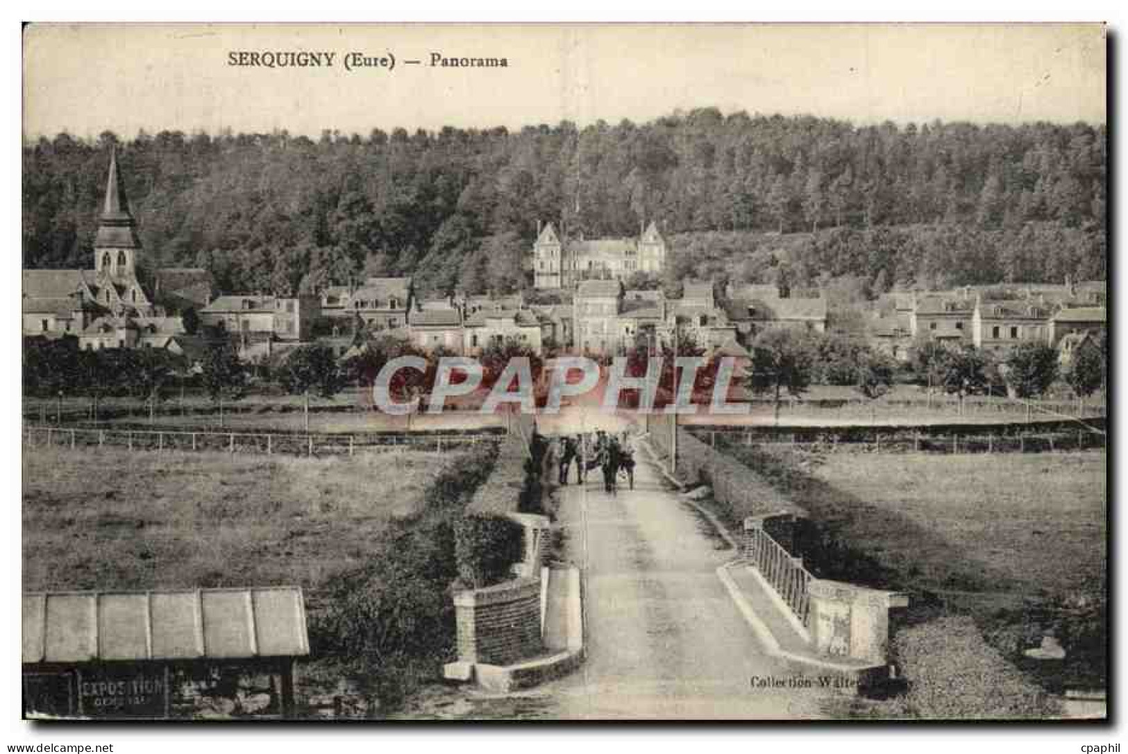 CPA Serquigny Panorama - Serquigny