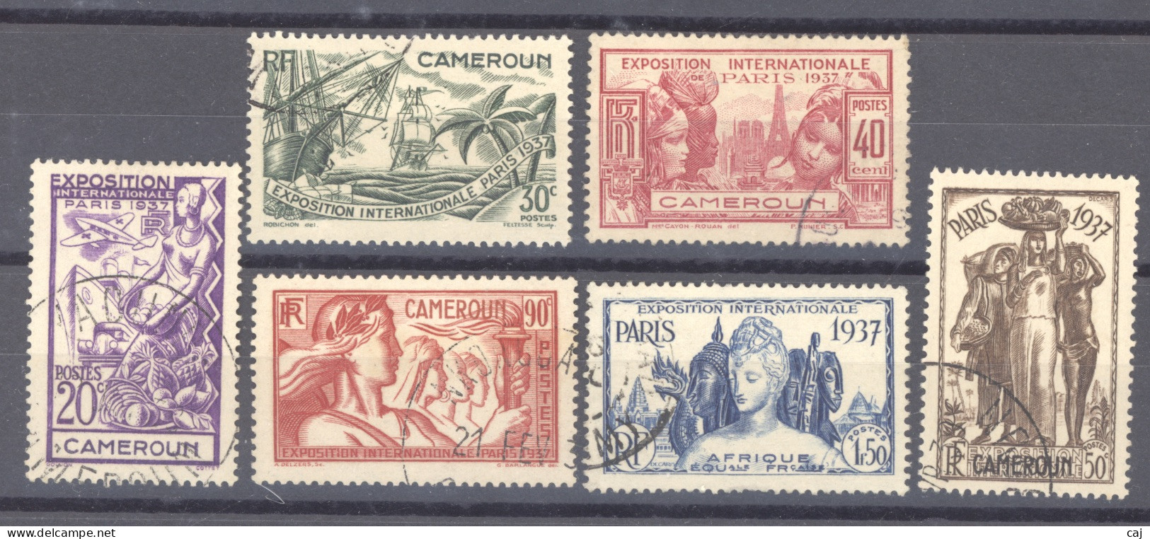 Cameroun  :  Yv  153-58  (o) - Used Stamps