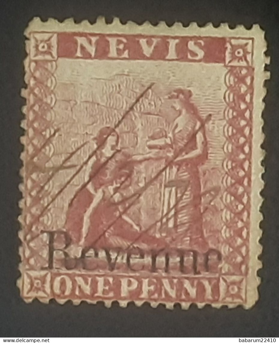 Nevis Revenue 1878 - San Cristóbal Y Nieves - Anguilla (...-1980)