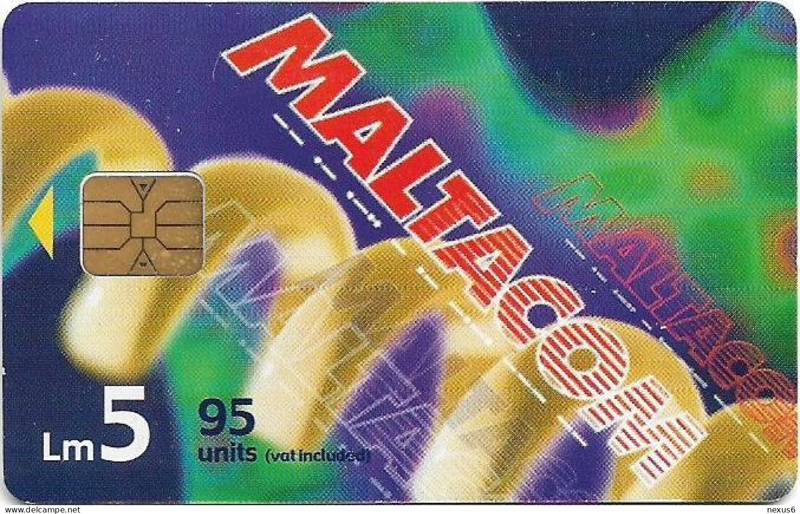 Malta - Maltacom - Maltacom #3, 10.2000, 95Units, 50.000ex, Used - Malte