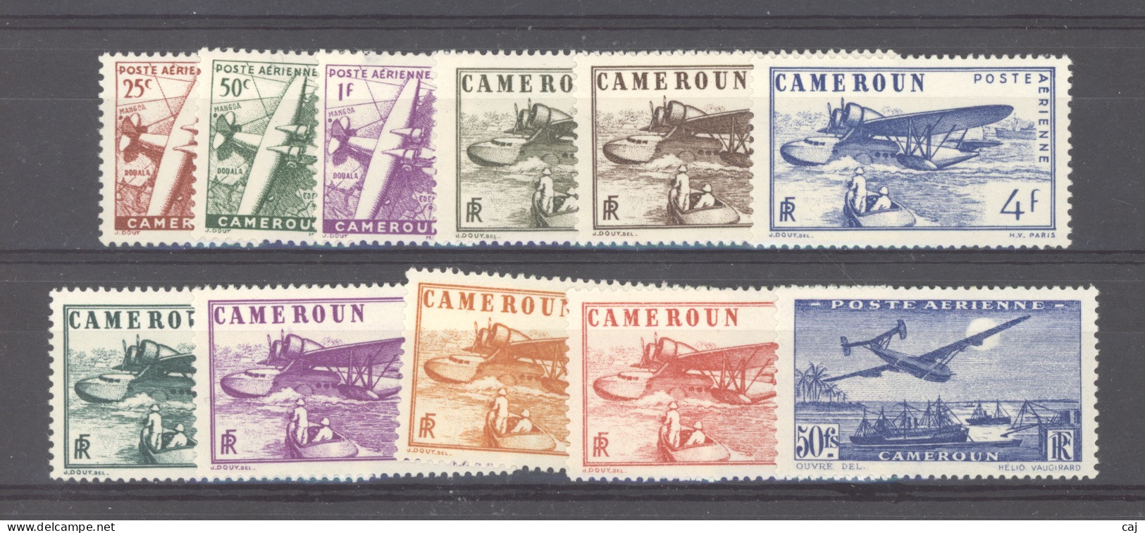 Cameroun  -  Avion  :  Yv  1-11  * - Luftpost
