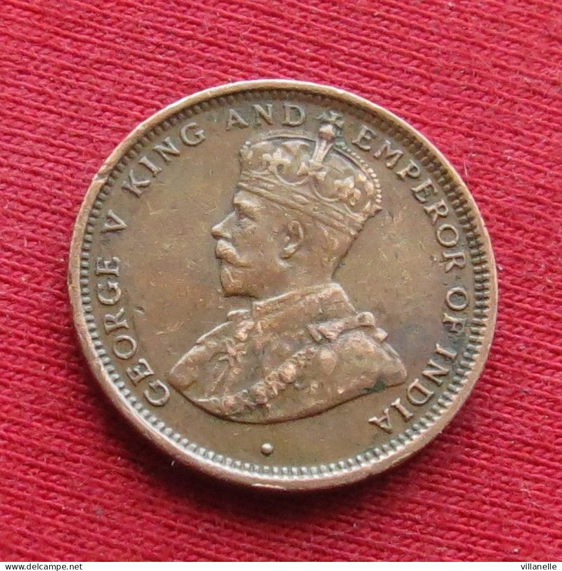 Sri Lanka Ceylon 1/2 Cent  1917  Wºº - Sri Lanka