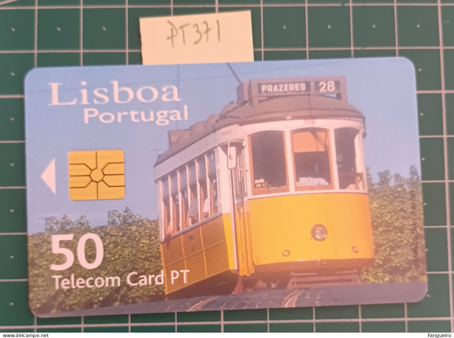 PORTUGAL USED PHONECARD PT371 ELECTRIC TRAIN - Portugal