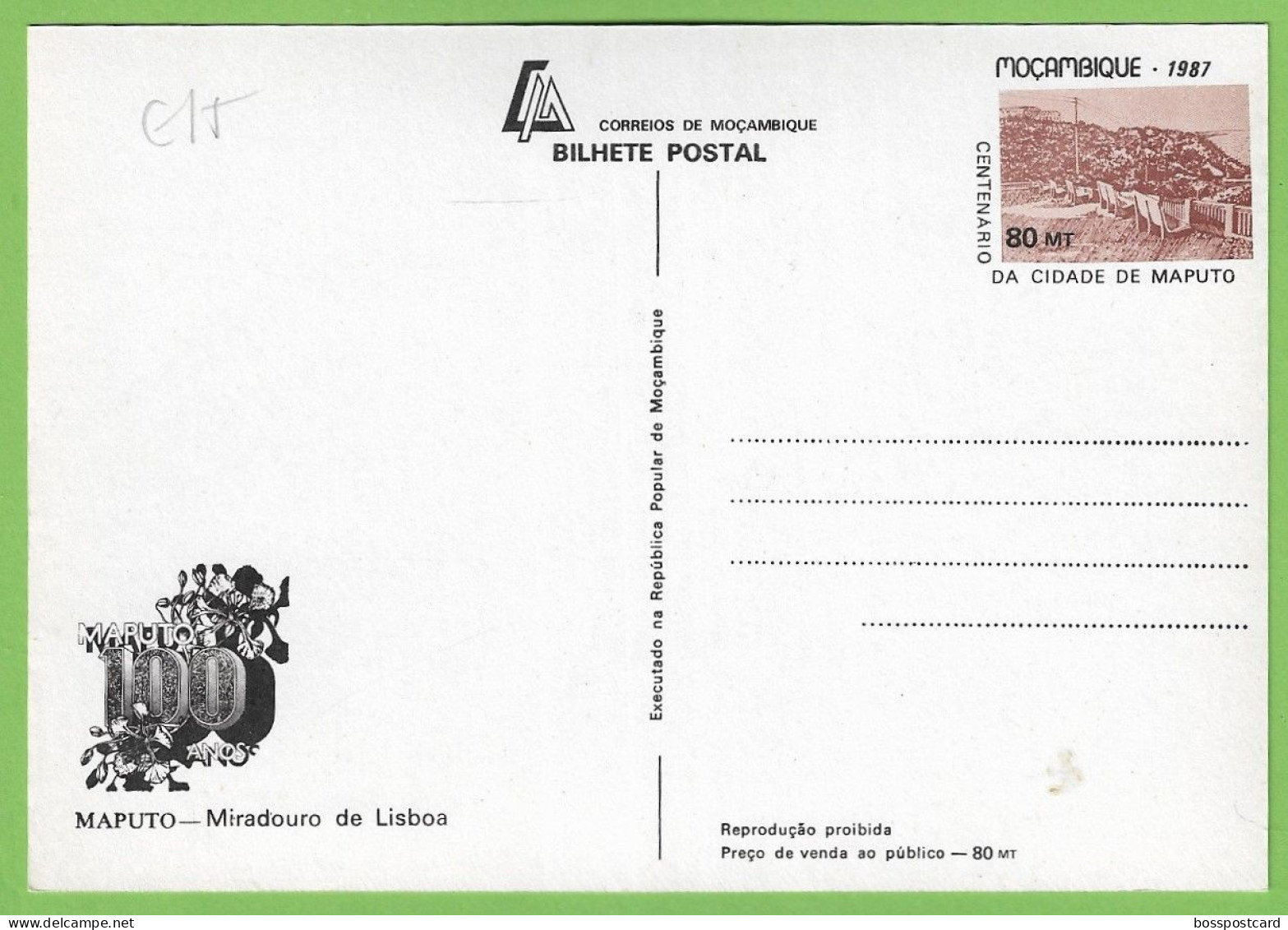 História Postal - Filatelia - Stationery - Stamps - Timbres - Ilustrador - Ilustração - Portugal - Moçambique - Mozambique