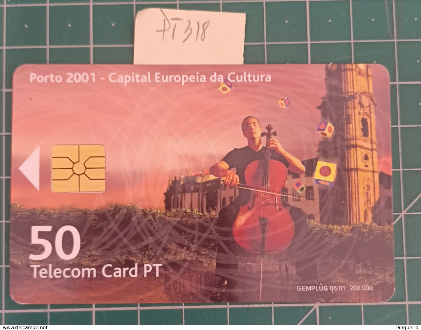 PORTUGAL USED PHONECARD PT318 PORTO 2001 - EUROPEAN CULTURE CAPITAL - Portugal