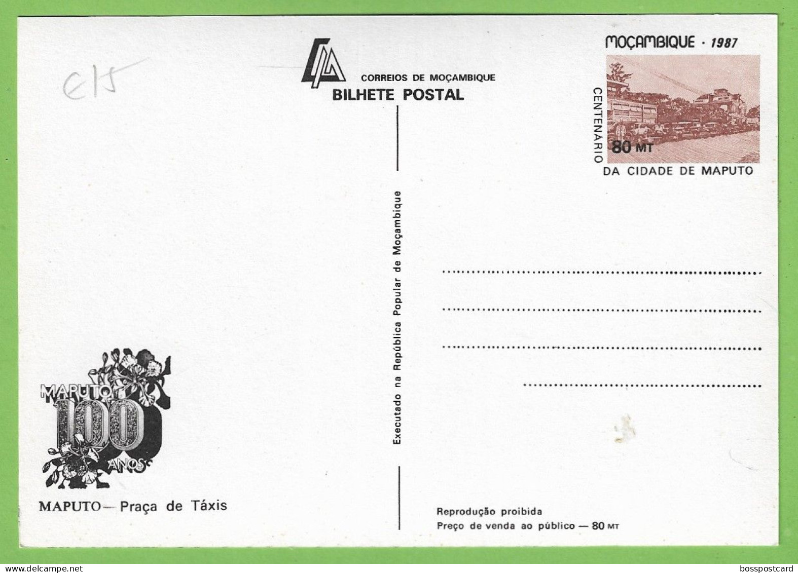 História Postal - Filatelia - Stationery - Stamps - Timbres - Ilustrador - Ilustração - Portugal - Moçambique - Mozambique