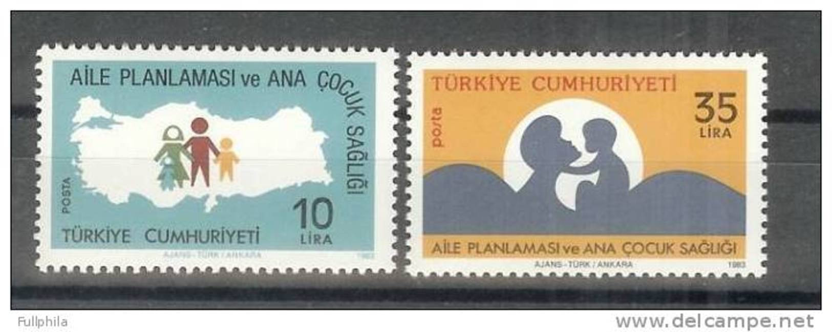 1983 TURKEY FAMILY PLANNING AND MOTHER CHILD HEALTH MNH ** - Ongebruikt