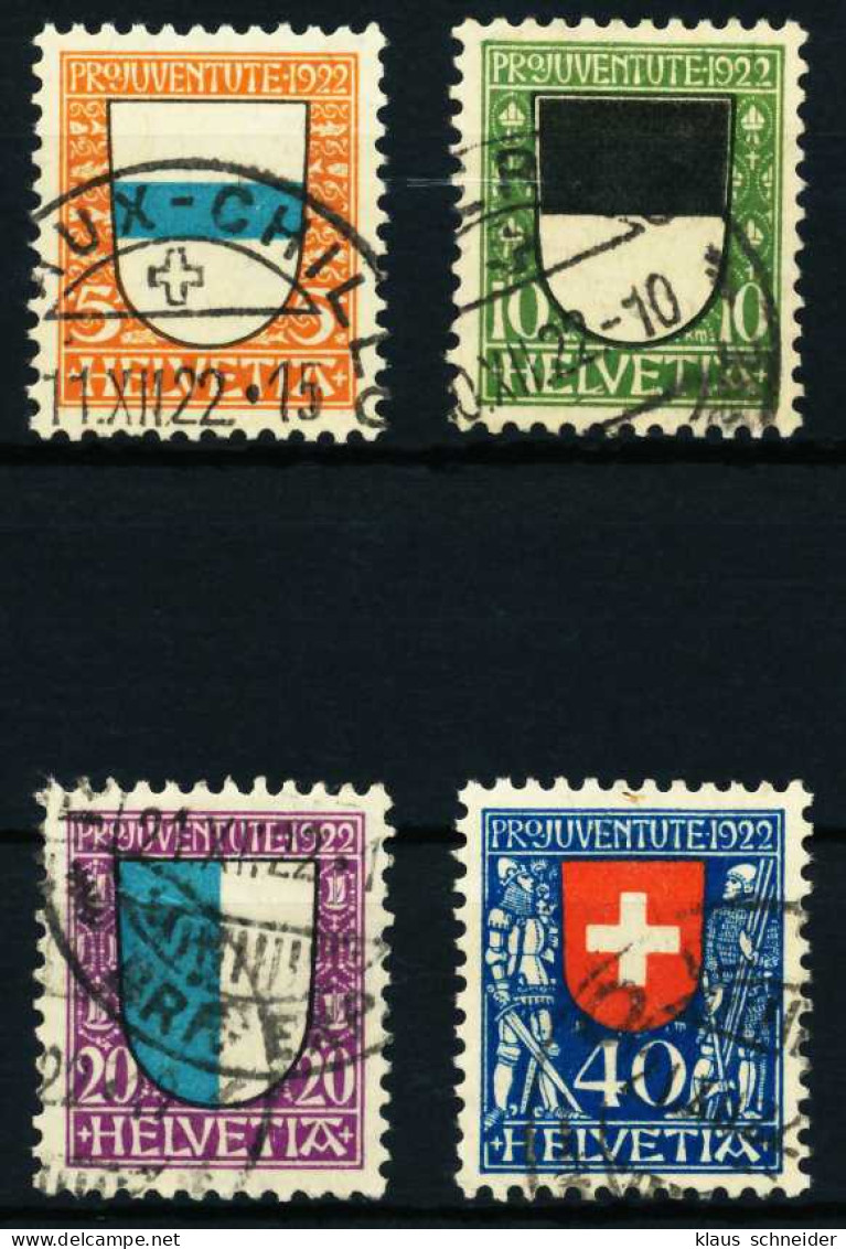 SCHWEIZ PRO JUVENTUTE Nr 175-178 Gestempelt X4C654A - Used Stamps