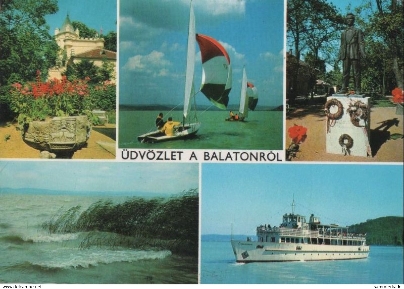 90075 - Ungarn - Balaton, Plattensee - Mit 5 Bildern - 1988 - Ungheria