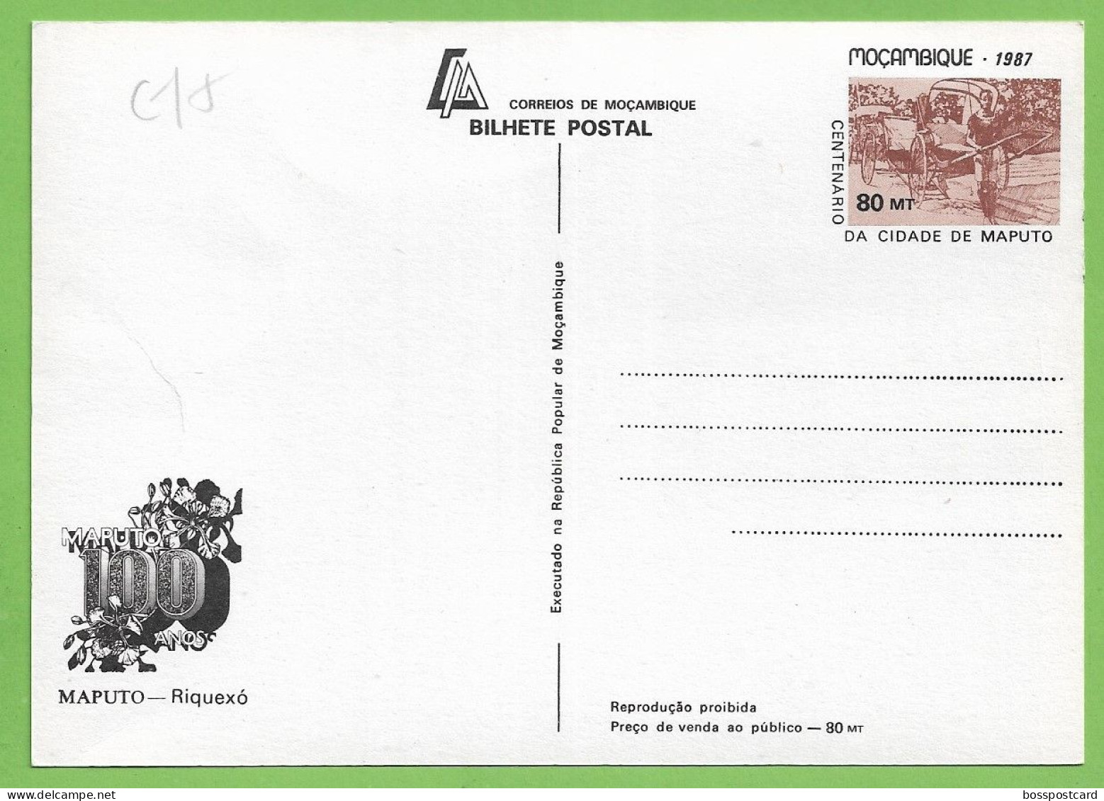 História Postal - Filatelia - Stationery - Stamps - Timbres - Ilustrador - Ilustração - Portugal - Moçambique - Mozambique