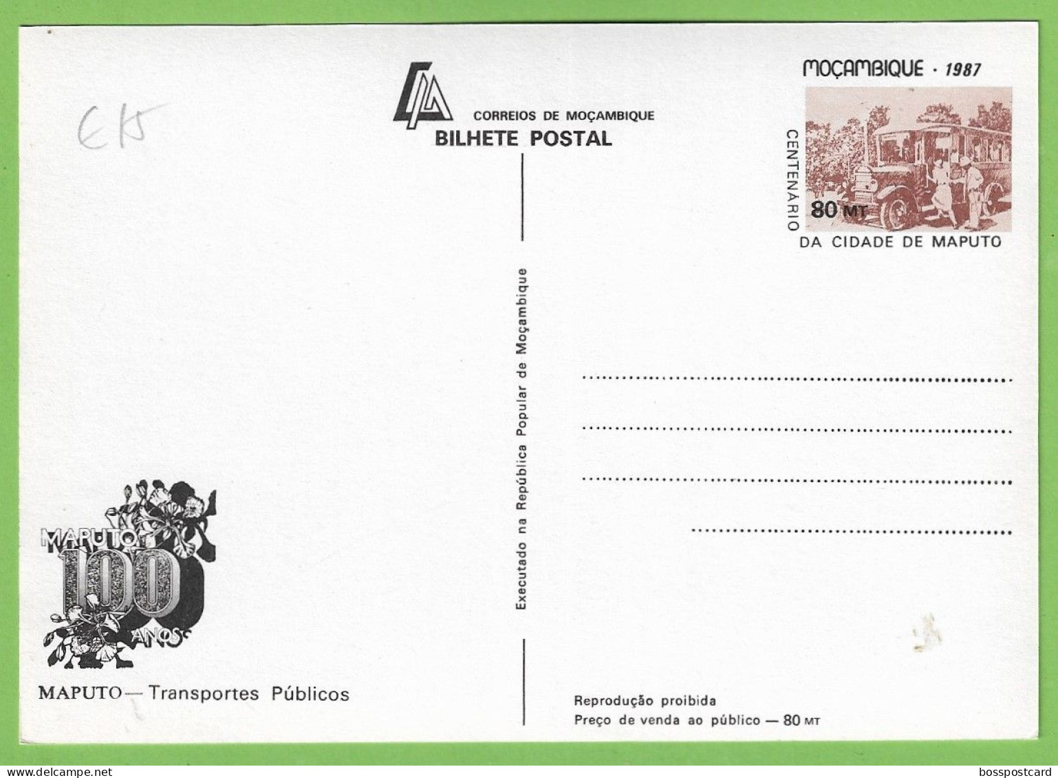 História Postal - Filatelia - Stationery - Stamps - Timbres - Ilustrador - Ilustração - Portugal - Moçambique - Mozambico