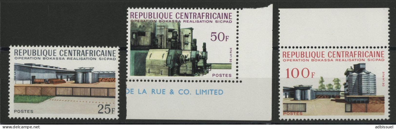 CENTRAFRIQUE N° 126A à 126C Cote 90 € Neufs ** (MNH) Voir Description - República Centroafricana