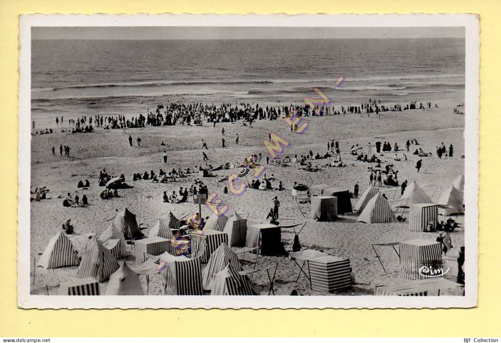 40. MIMIZAN-PLAGE – La Plage (animée) CPSM (voir Scan Recto/verso) - Mimizan Plage