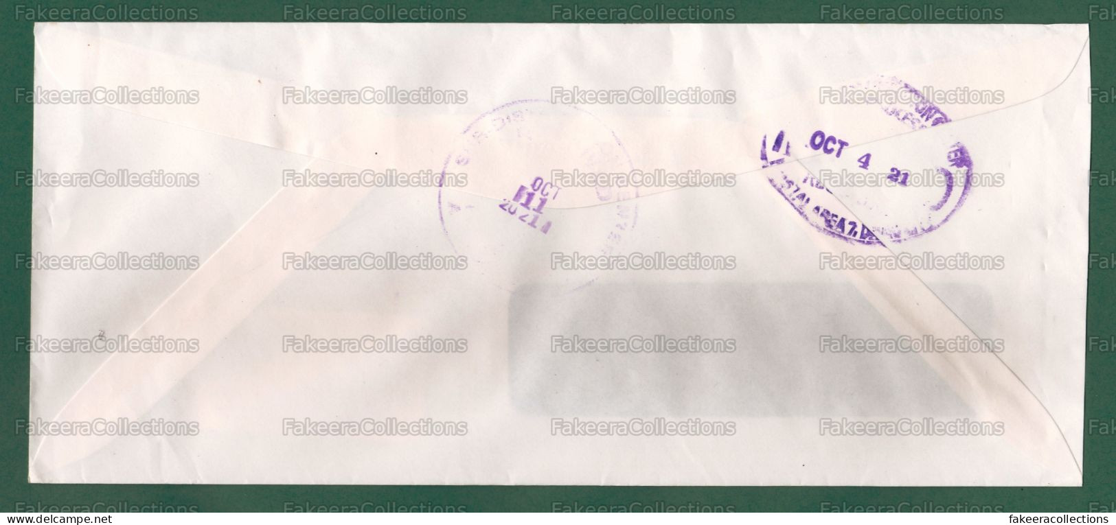 PHILIPPINES 2021 PILIPINAS - Registered Cover With 50 Pesos Meter Franking Cancellation - As Scan - Philippinen