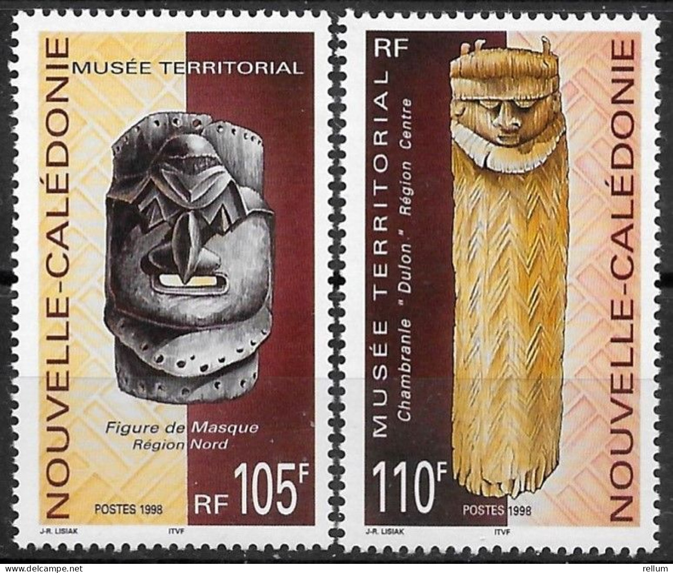 Nouvelle Calédonie 1998 - Yvert Nr. 752/753 - Michel Nr. 1125/1126 ** - Unused Stamps