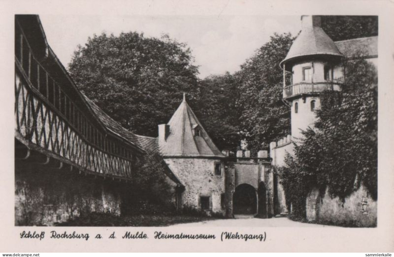 86594 - Lunzenau-Rochsburg - Schloss, Wehrgang - 1982 - Lunzenau