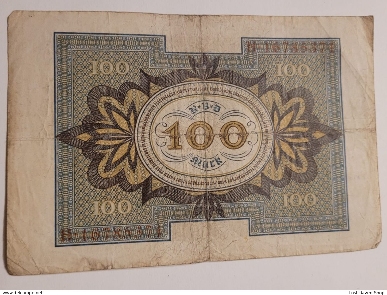 100 Mark Reichsbanknote - Deutschland - 100 Mark