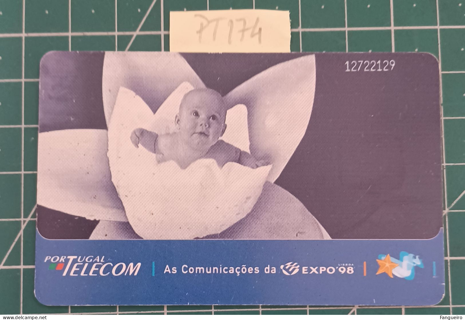 PORTUGAL USED PHONECARD PT174 EXPO 98 - BABY - Portugal