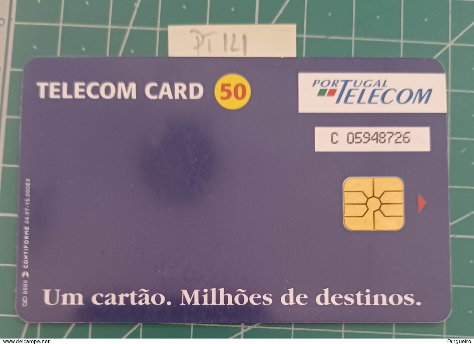 PORTUGAL USED PHONECARD PT121 TELECOMUNICATIONS - Portugal