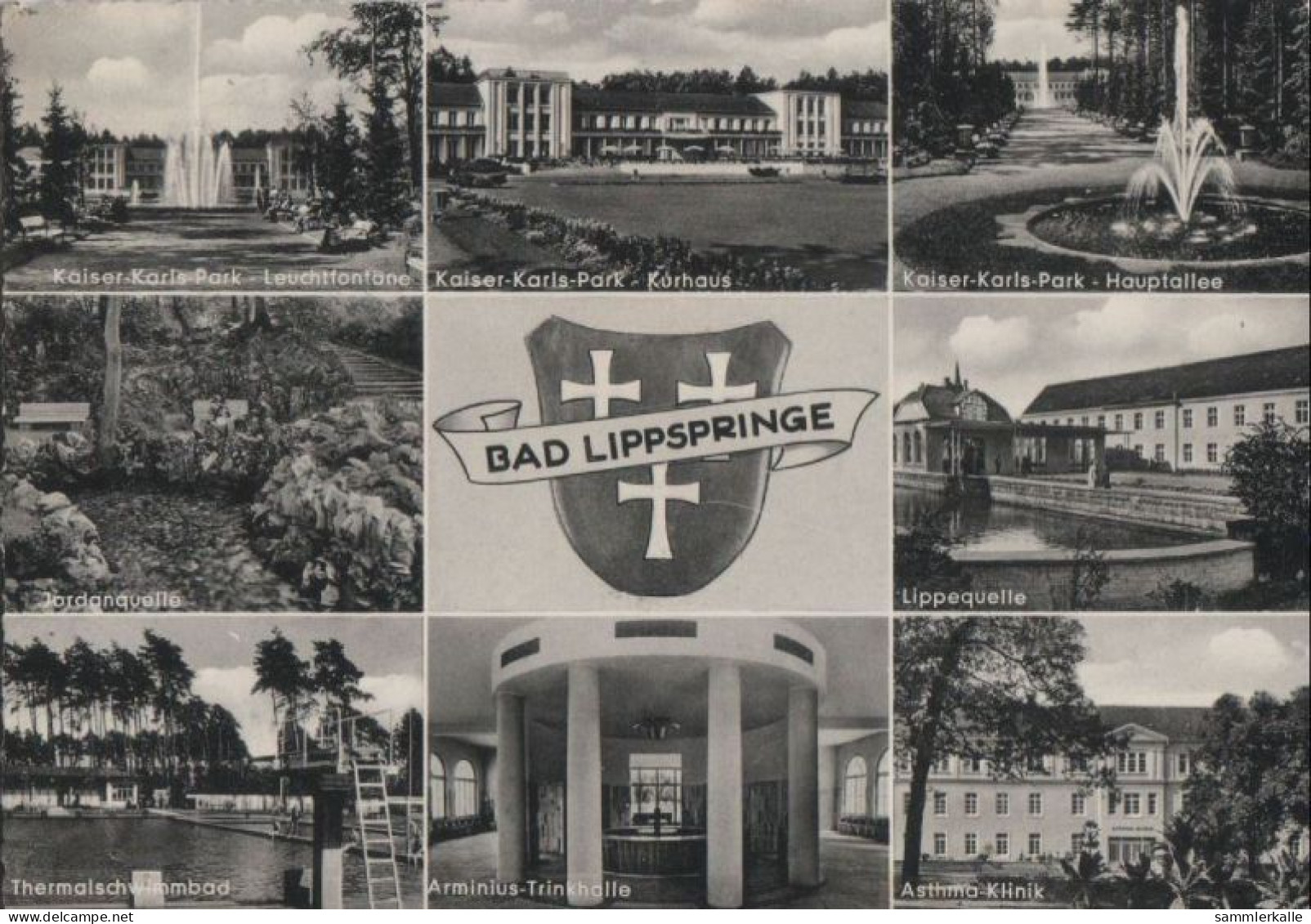 40008 - Bad Lippspringe - U.a. Asthma-Klinik - 1960 - Bad Lippspringe