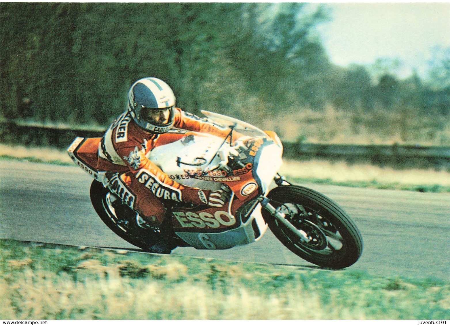 CPSM Moto-Yamaha 350 TZ Olivier Chevallier       L2760 - Motociclismo