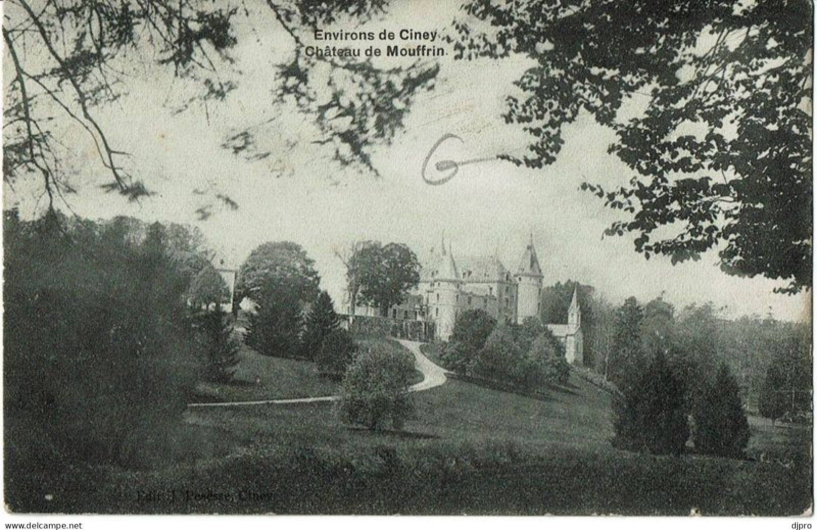 Ciney  Chateau De Mouffrin  1911 - Ciney