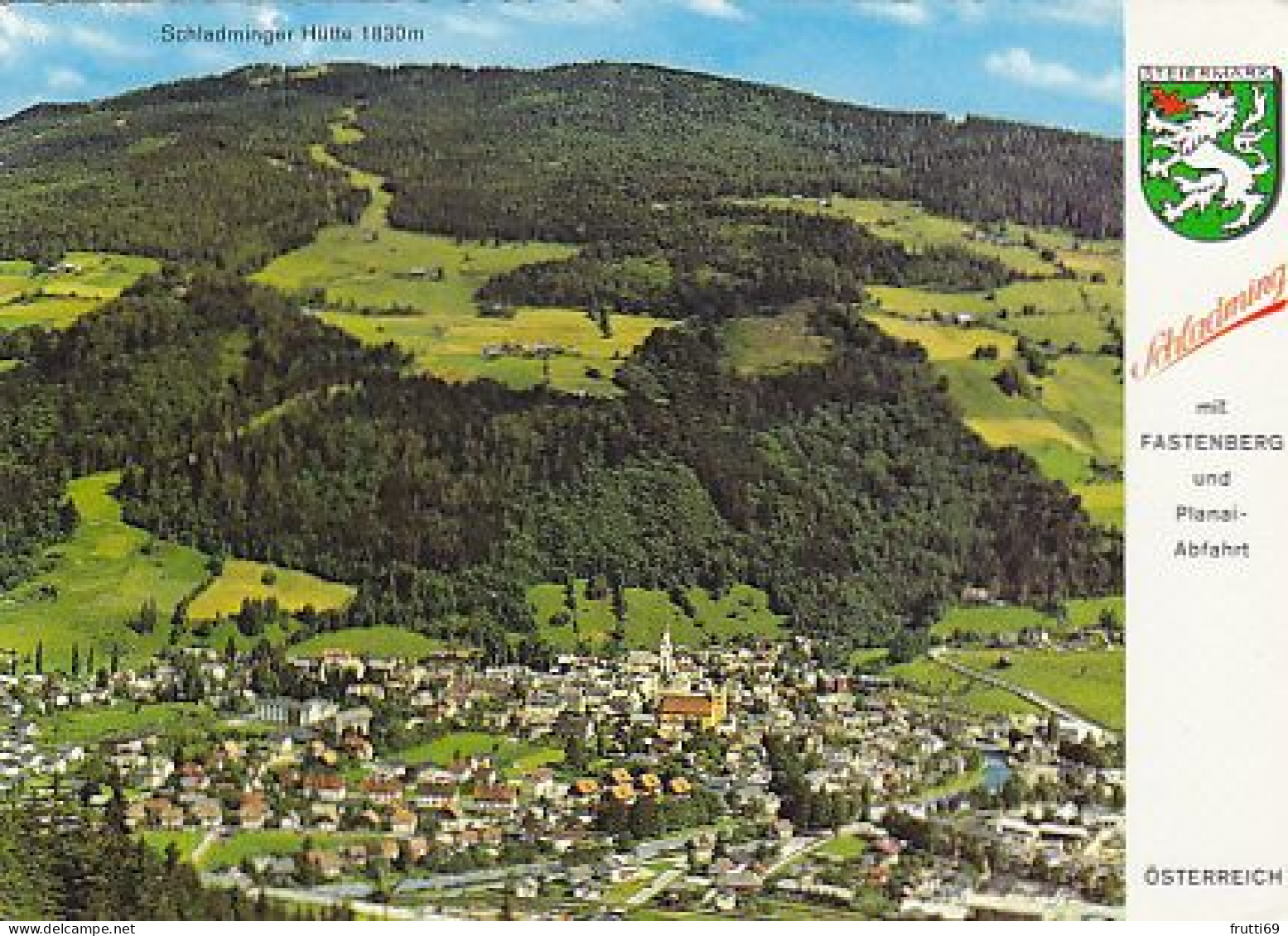 AK 209010 AUSTRIA - Schladming Mit Fastenberg Und Planaiabfahrt - Schladming