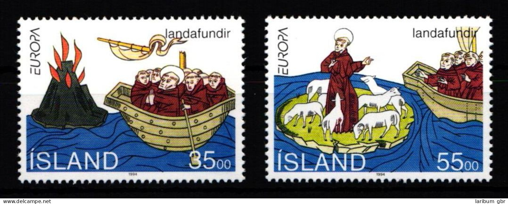 Island 800-801 Postfrisch #JQ424 - Sonstige & Ohne Zuordnung