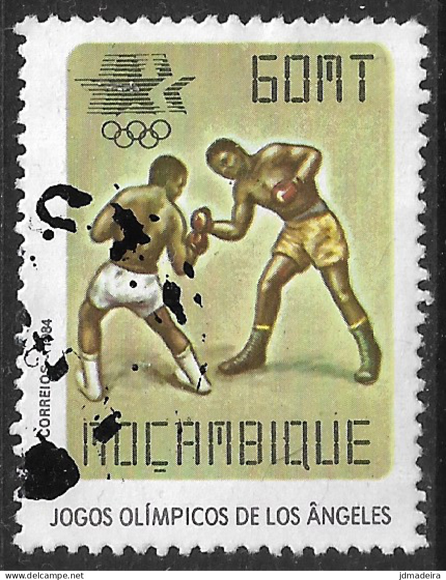 Mocambique – 1984 Olympic Games 60 Meticais Used Stamp - Mozambique