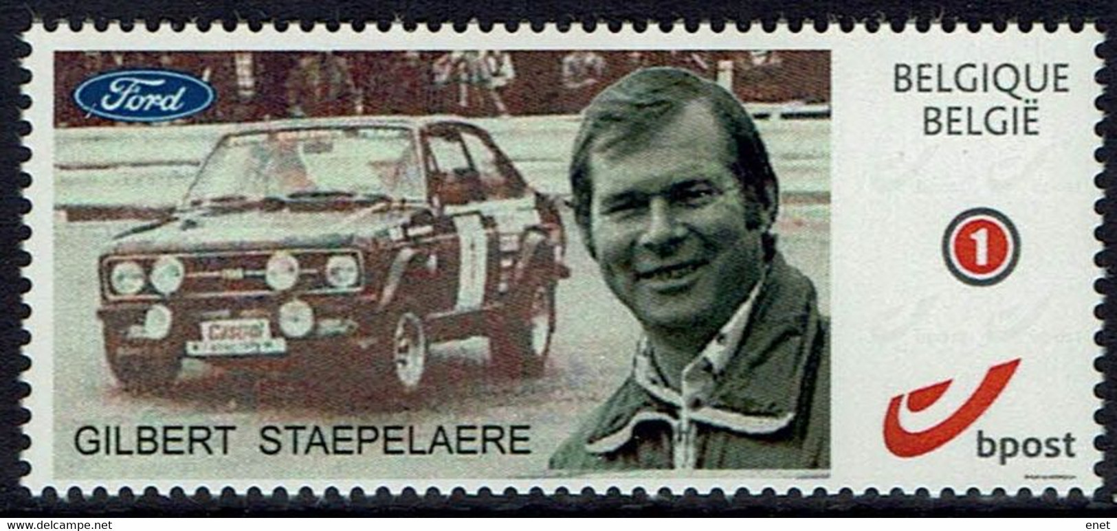 Belgie Belgien Belgium 2021 - Gilbert Staepelaere - Ford Escort - OBP 4183a - Sonstige & Ohne Zuordnung