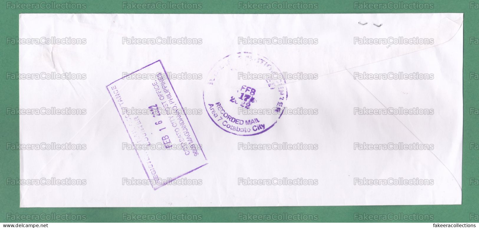 PHILIPPINES 2022 PILIPINAS - Registered Cover With 50 Pesos Meter Franking Cancellation - As Scan - Philippinen