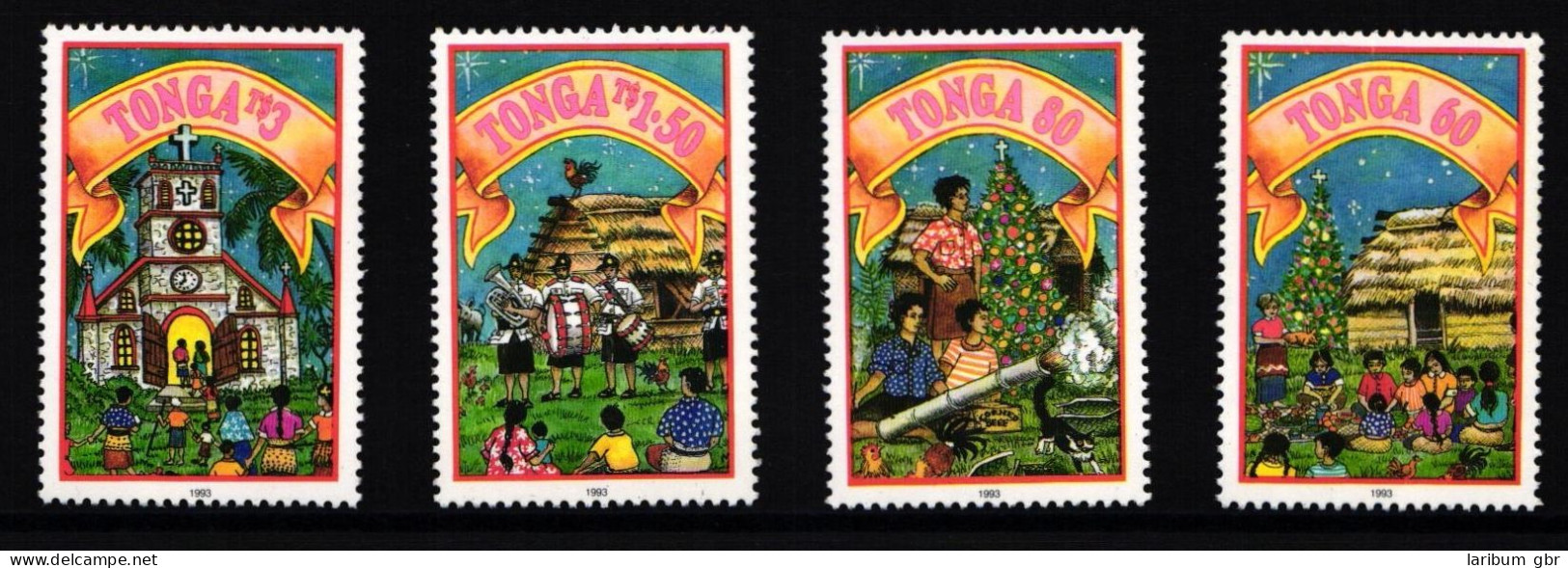 Tonga 1295-1298 Postfrisch Weihnachten #II112 - Tonga (1970-...)