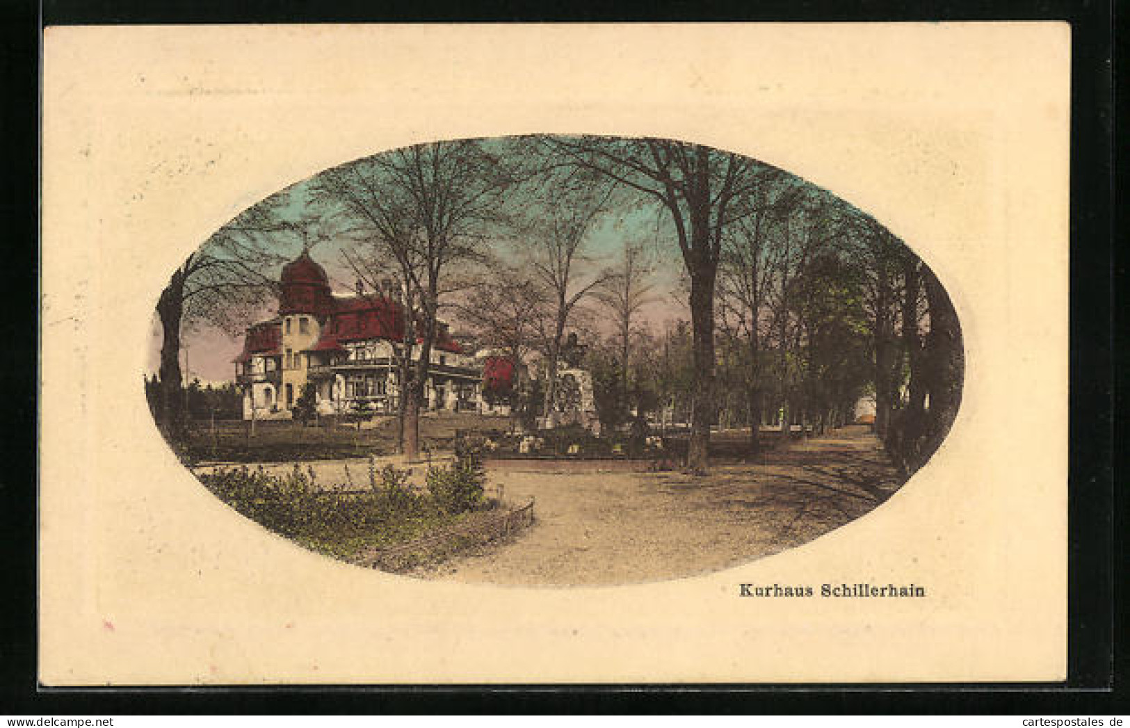 Präge-AK Kirchheimbolanden, In Den Parkanlagen Vor Dem Kurhaus Schillerhain  - Kirchheimbolanden