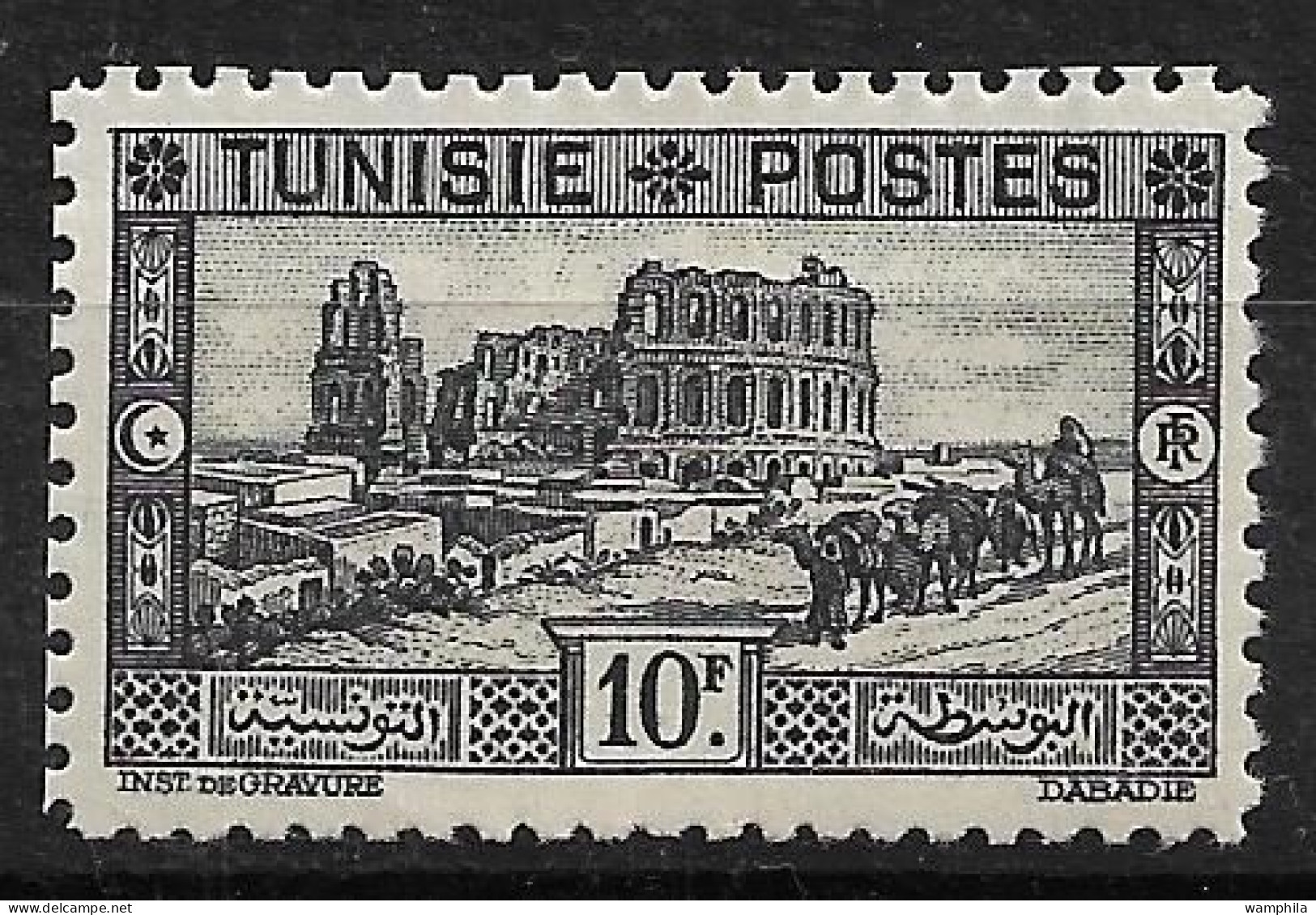 Tunisie N°179* Dentelé 11. Cote 58.5€ - Ongebruikt