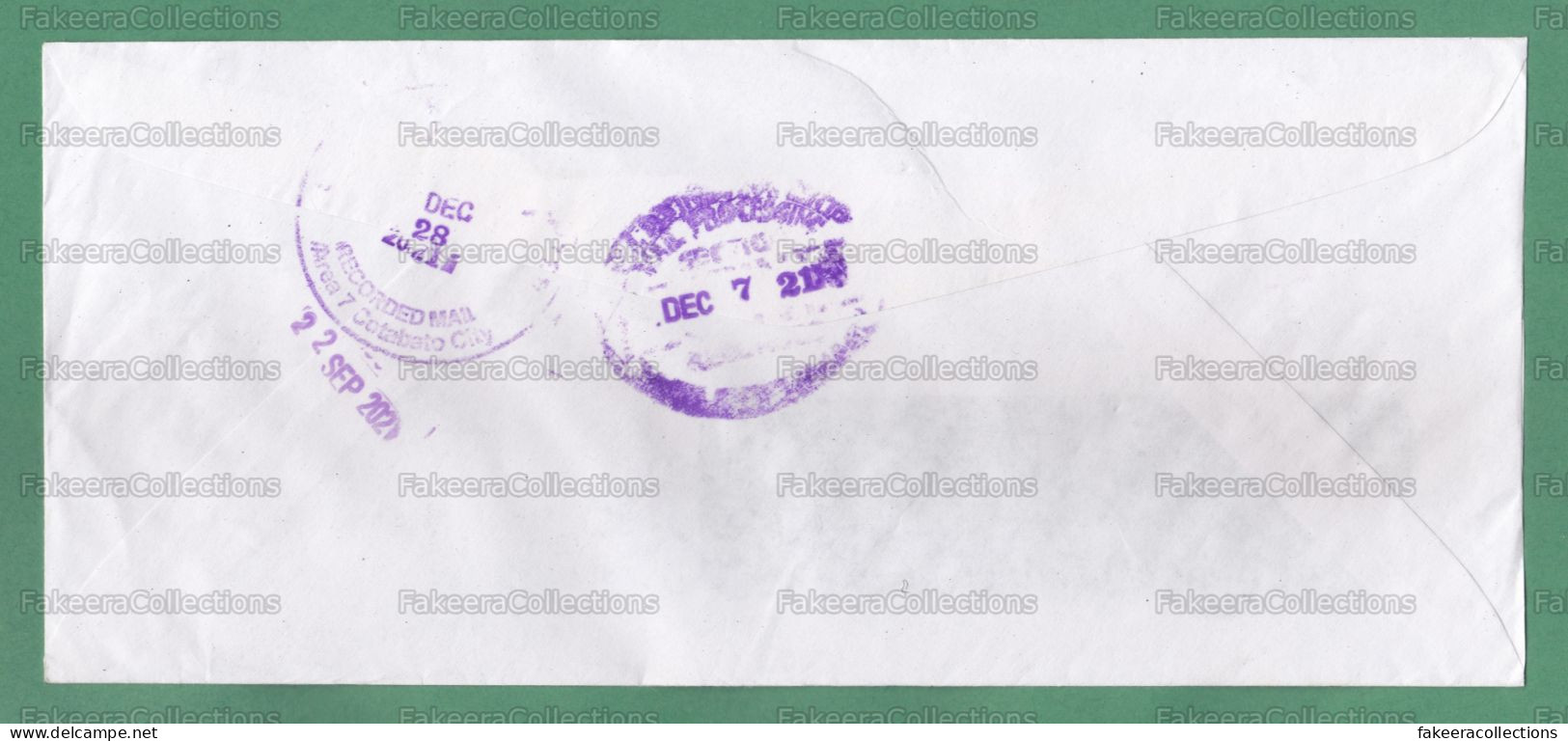 PHILIPPINES 2021 PILIPINAS - Registered Cover With 100 Pesos Meter Franking Cancellation - As Scan - Philippines